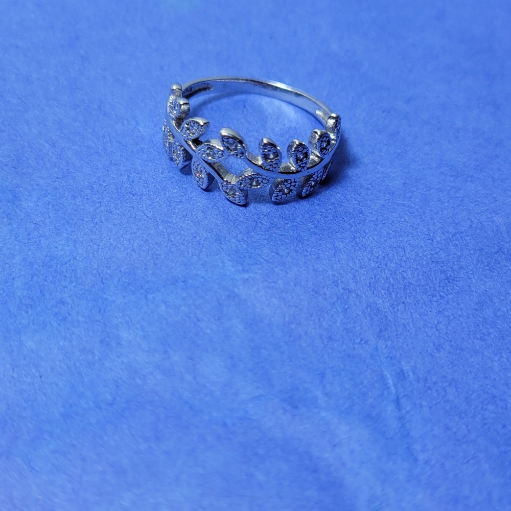 ❤ STERLING SILVER RING SIZE 6 - Picture 3 of 8